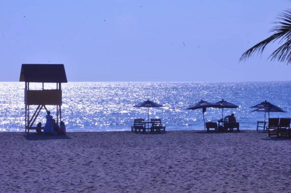 A praia de Zicatela, em Puerto Escondido, na costa de Oaxaca, no litoral Pacífico do México